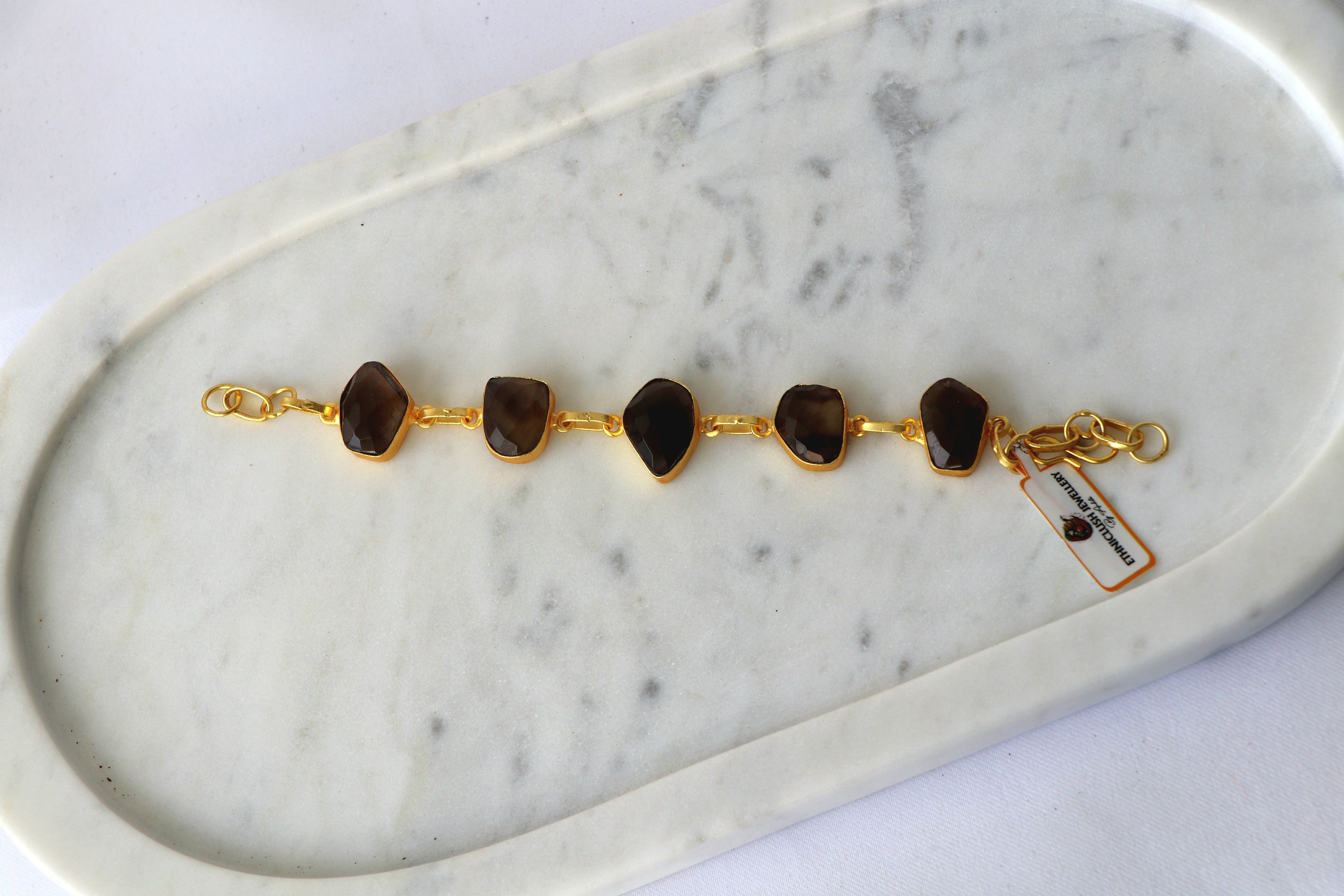 Raw Gemstone Bracelet