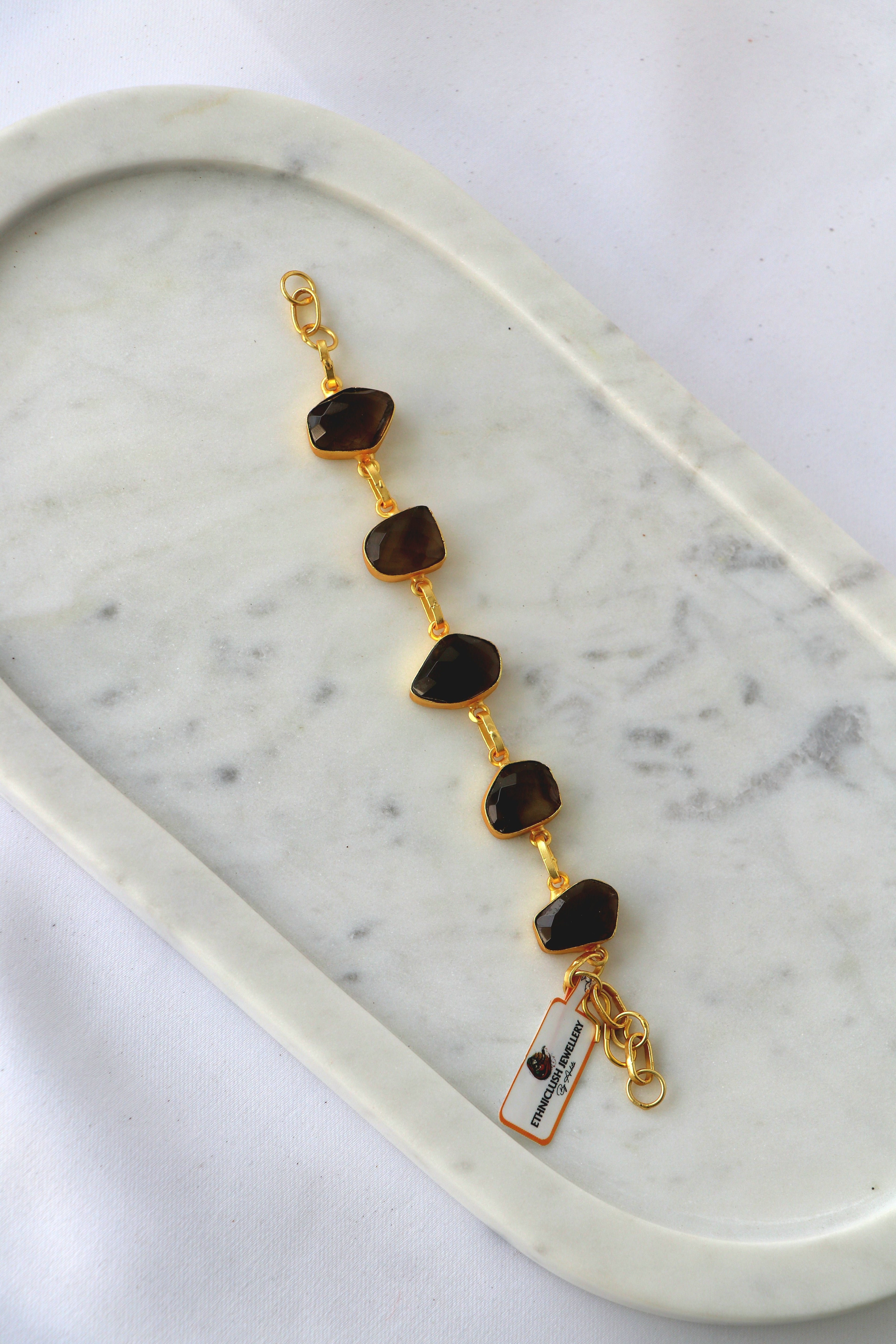 Raw Gemstone Bracelet