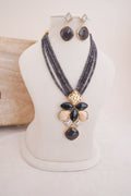 Beaded Multistrand Kundan Meenakari Statement Necklace Set