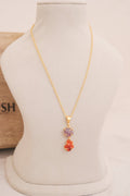 Amethyst & Carnelian Harmony Necklace