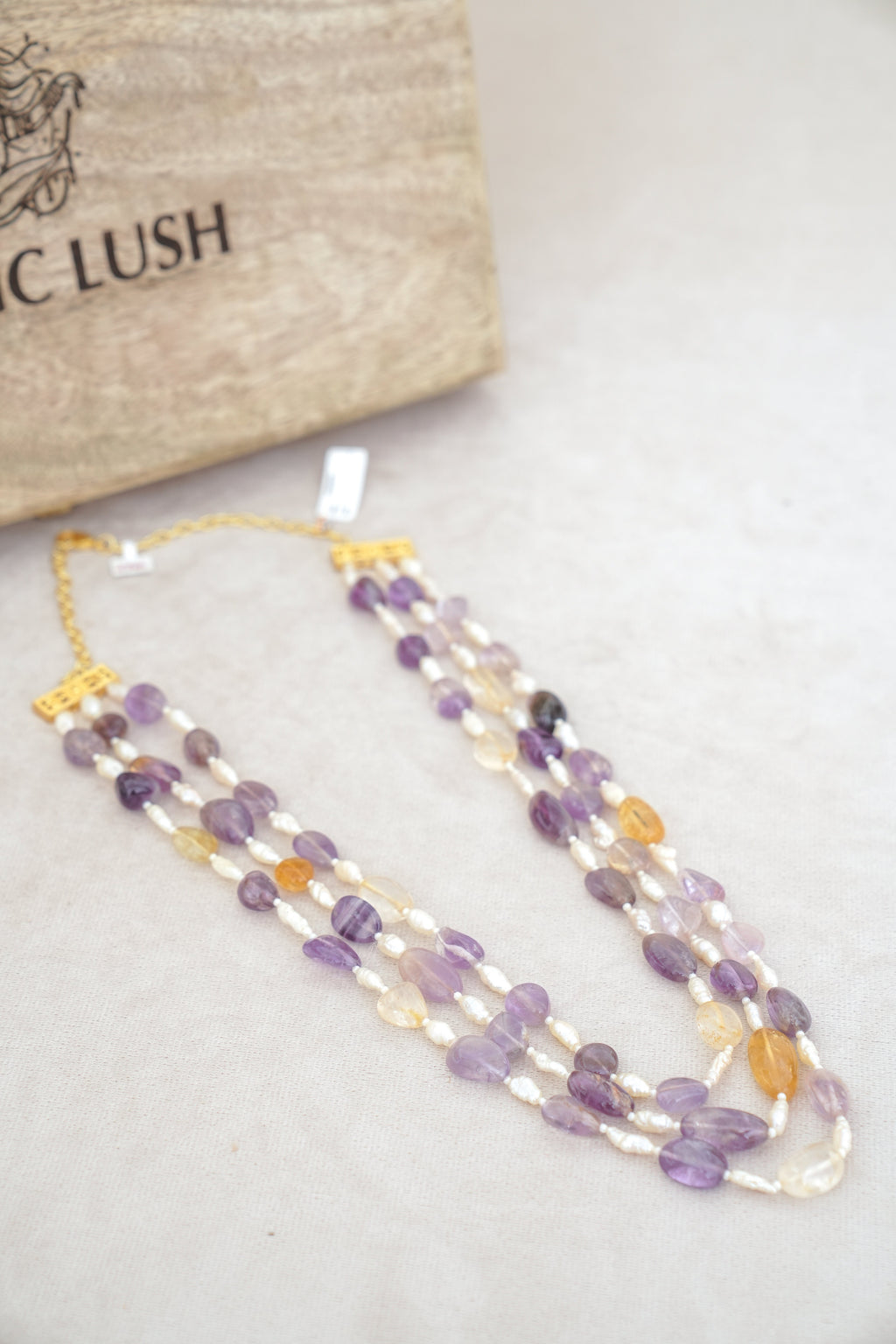 Amethyst Citrine Harmony Necklace