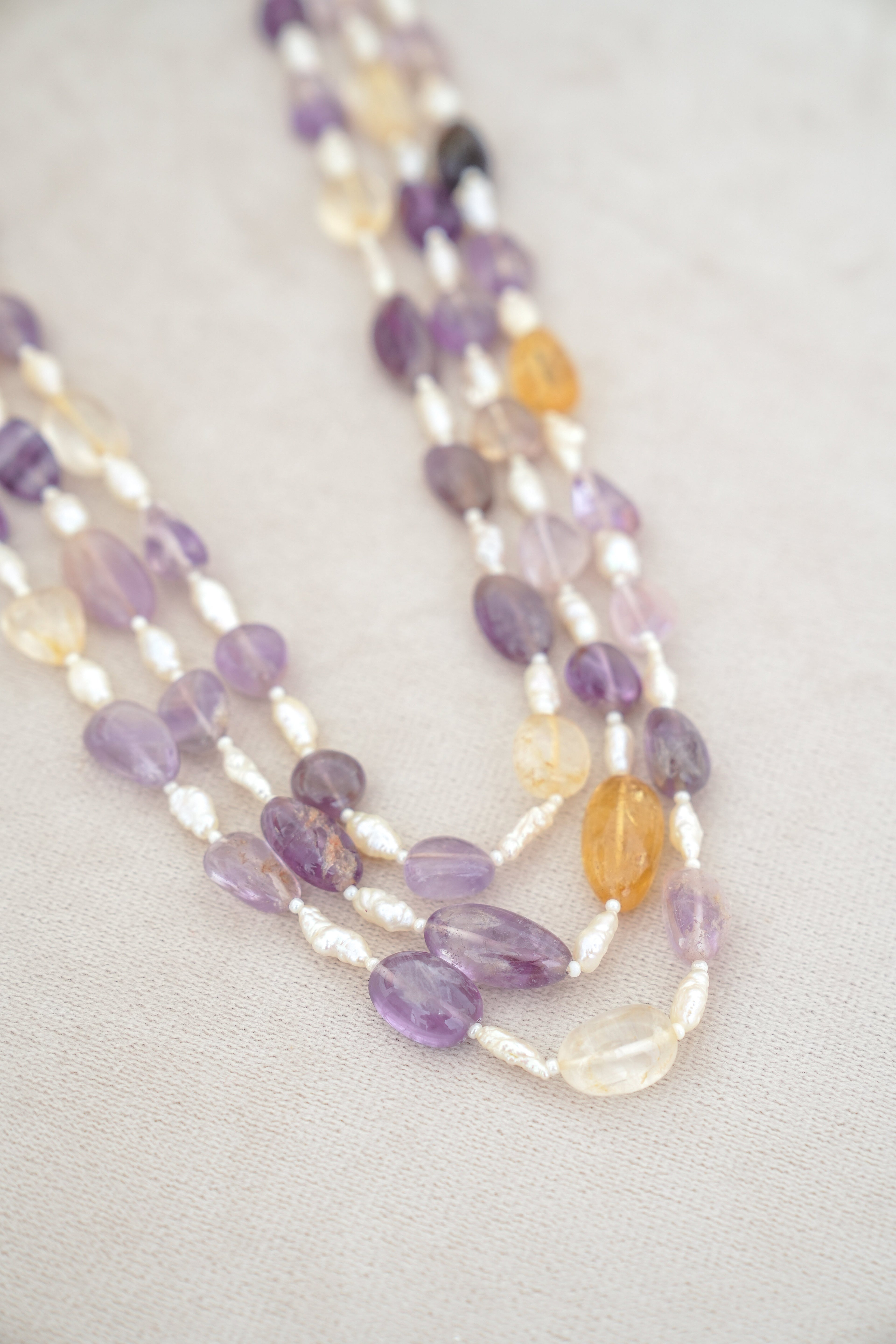 Amethyst Citrine Harmony Necklace