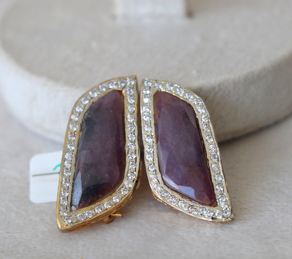 Sapphire Moonlight Earrings