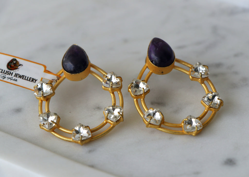 Amethyst Radiance Earrings