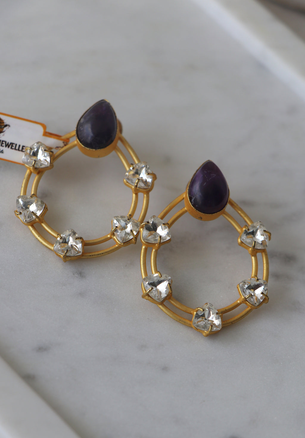 Amethyst Radiance Earrings