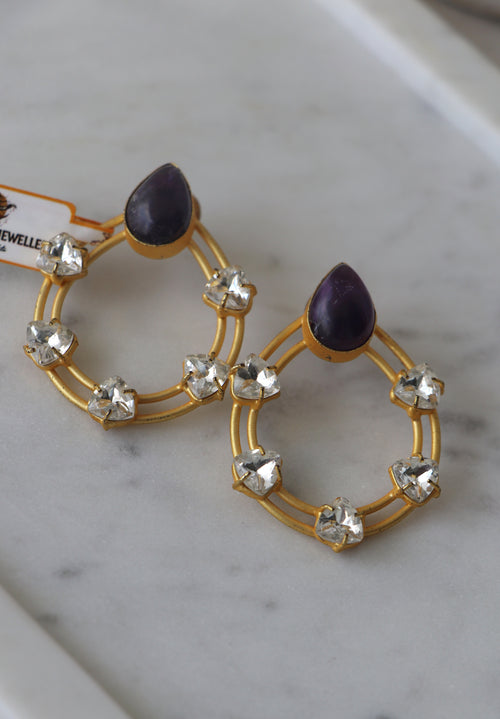 Amethyst Radiance Earrings