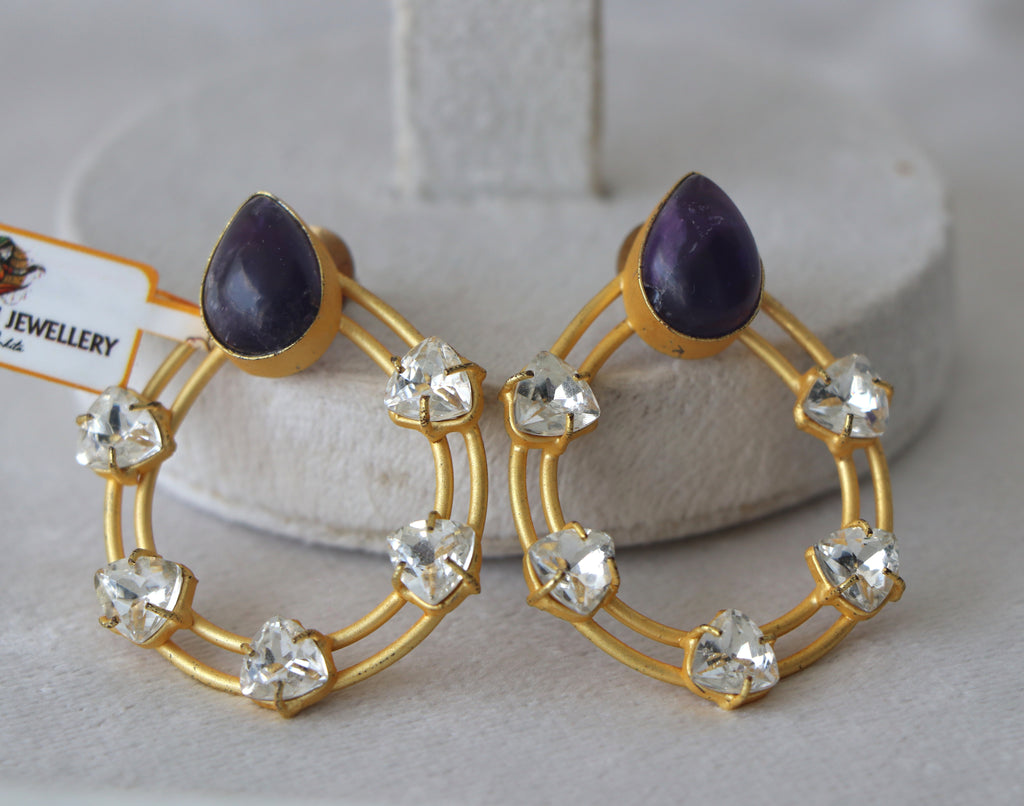 Amethyst Radiance Earrings