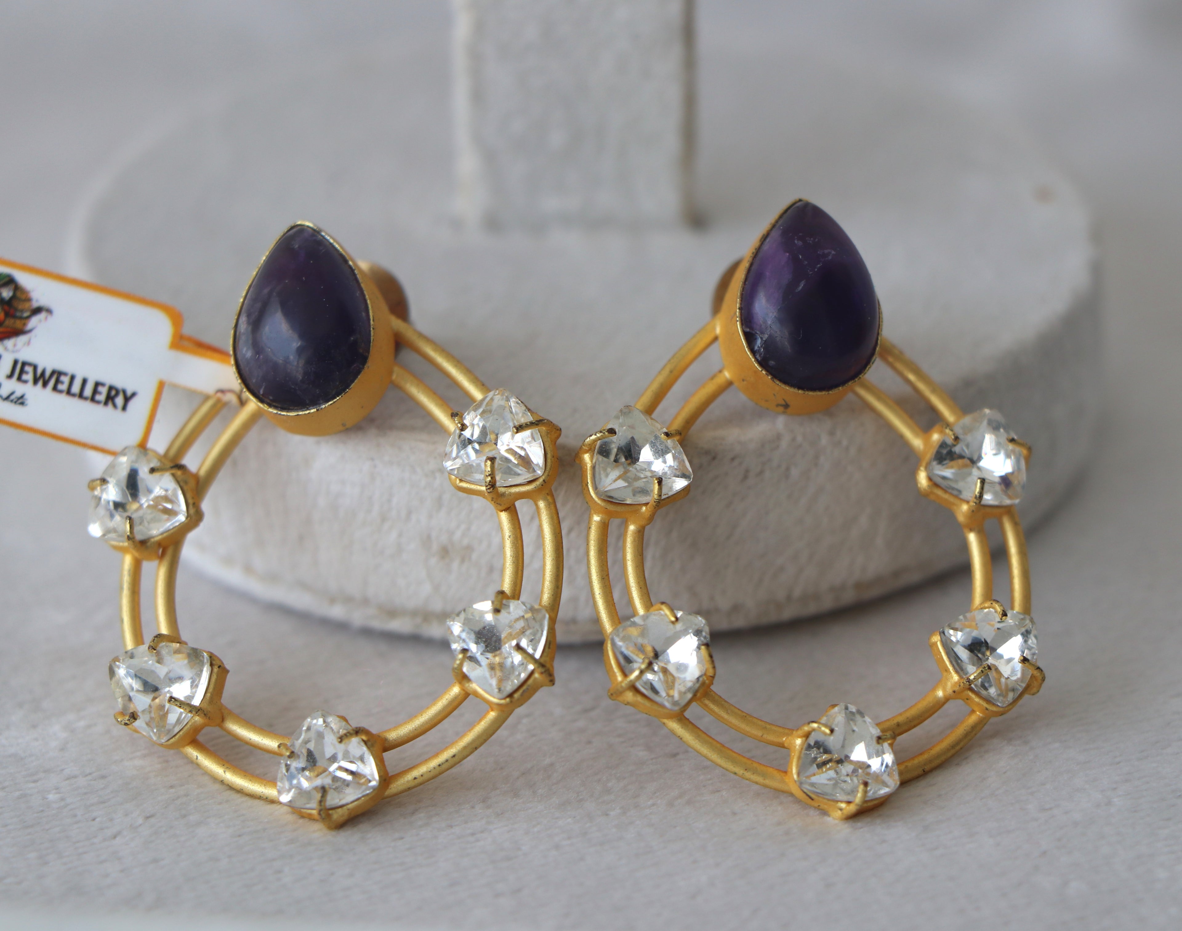 Amethyst Radiance Earrings