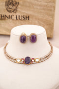 Amethyst Regency Choker Set