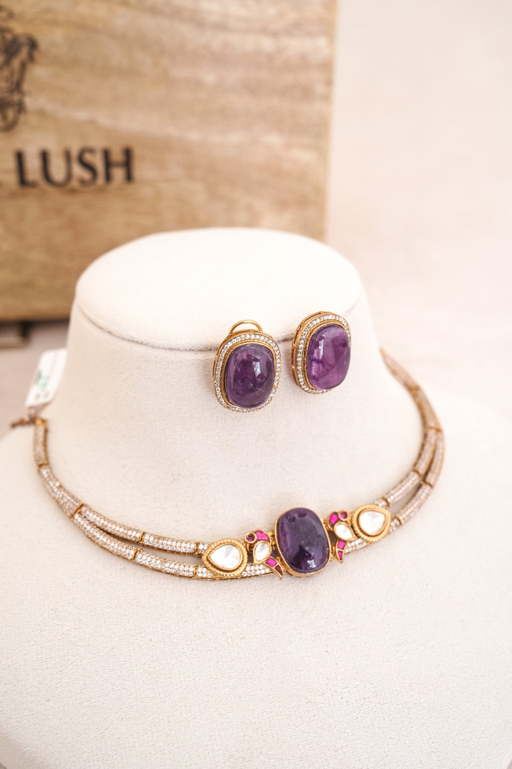 Amethyst Regency Choker Set