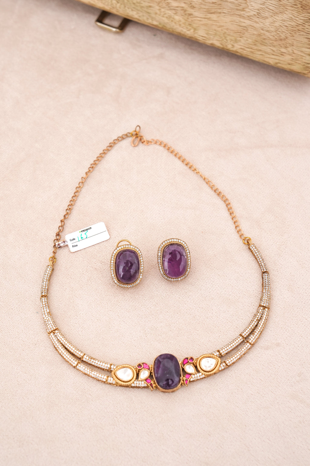 Amethyst Regency Choker Set