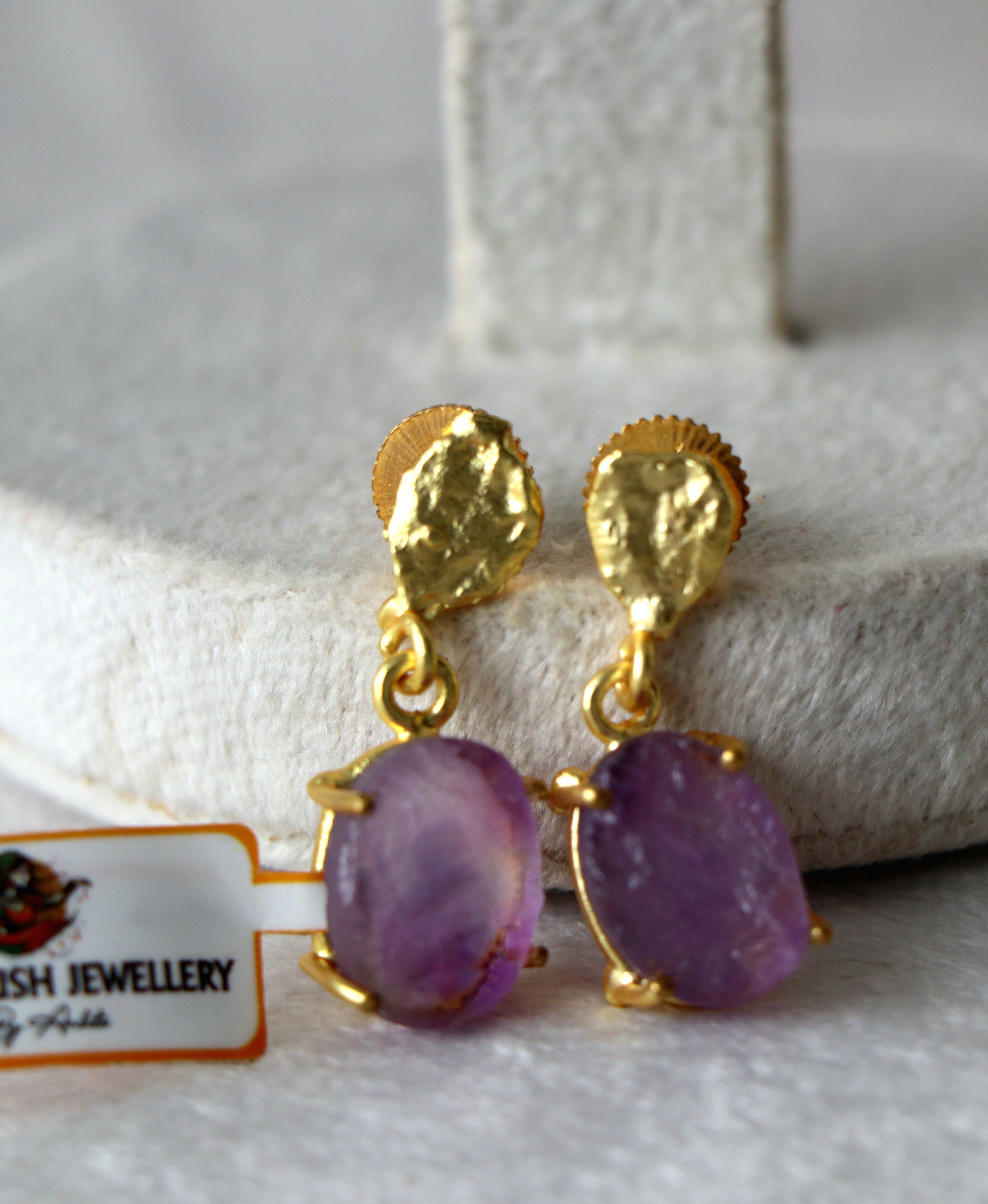 Amethyst Reverie Dangle Earrings