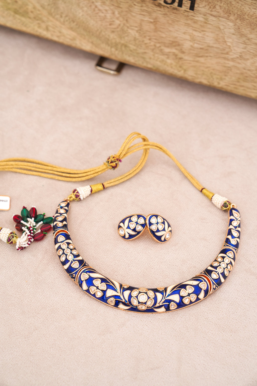 Azure Blossom Choker Set