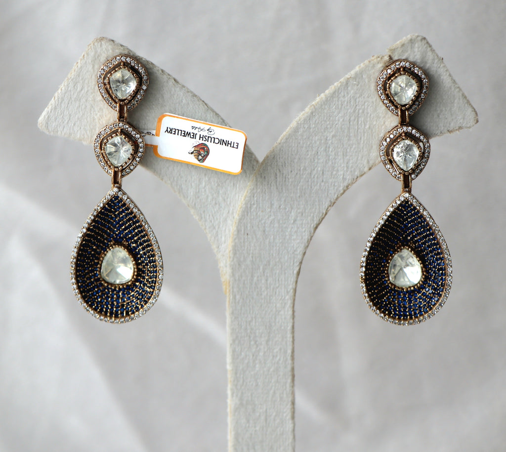 Azure Cascade Earrings