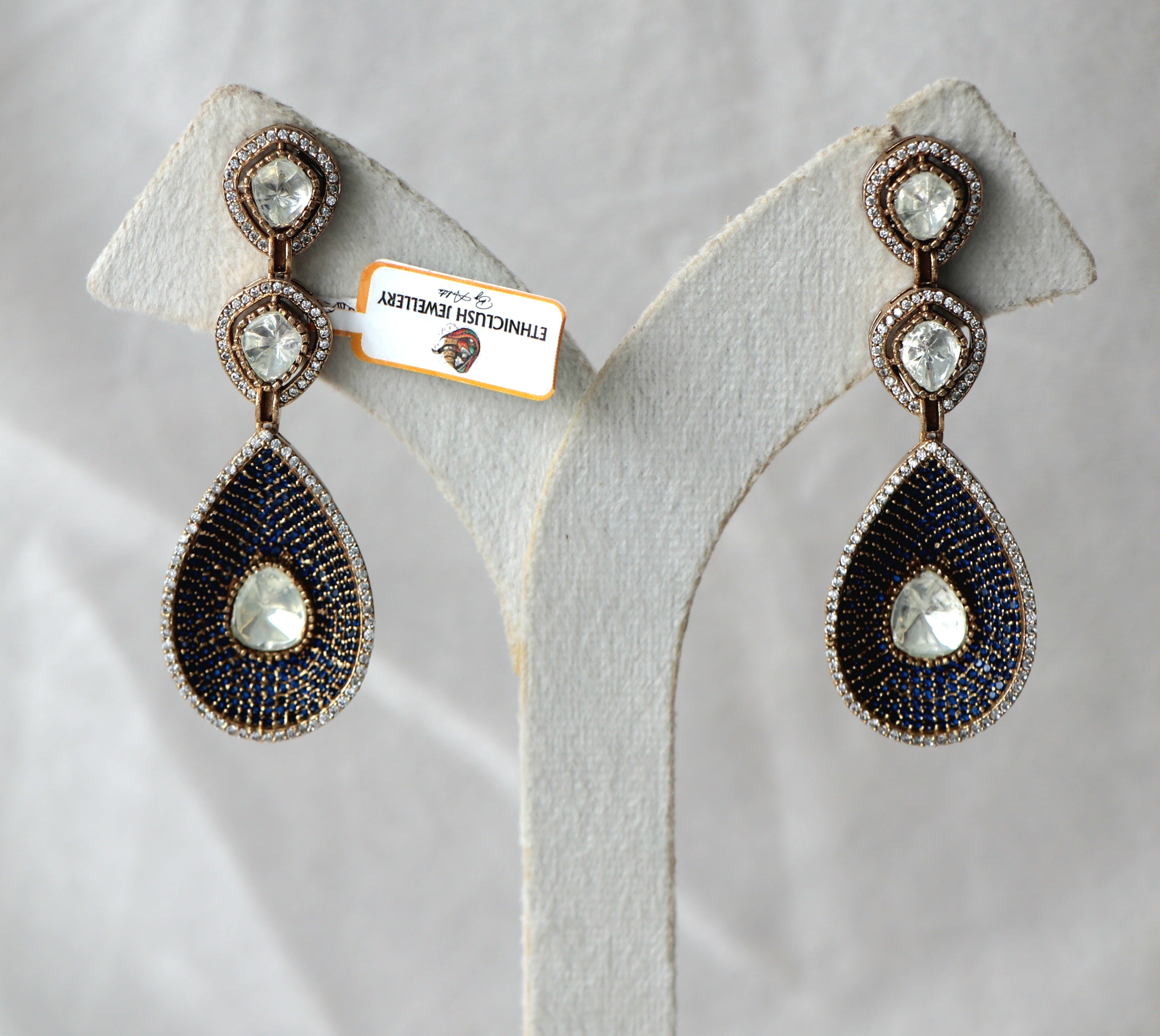 Azure Cascade Earrings