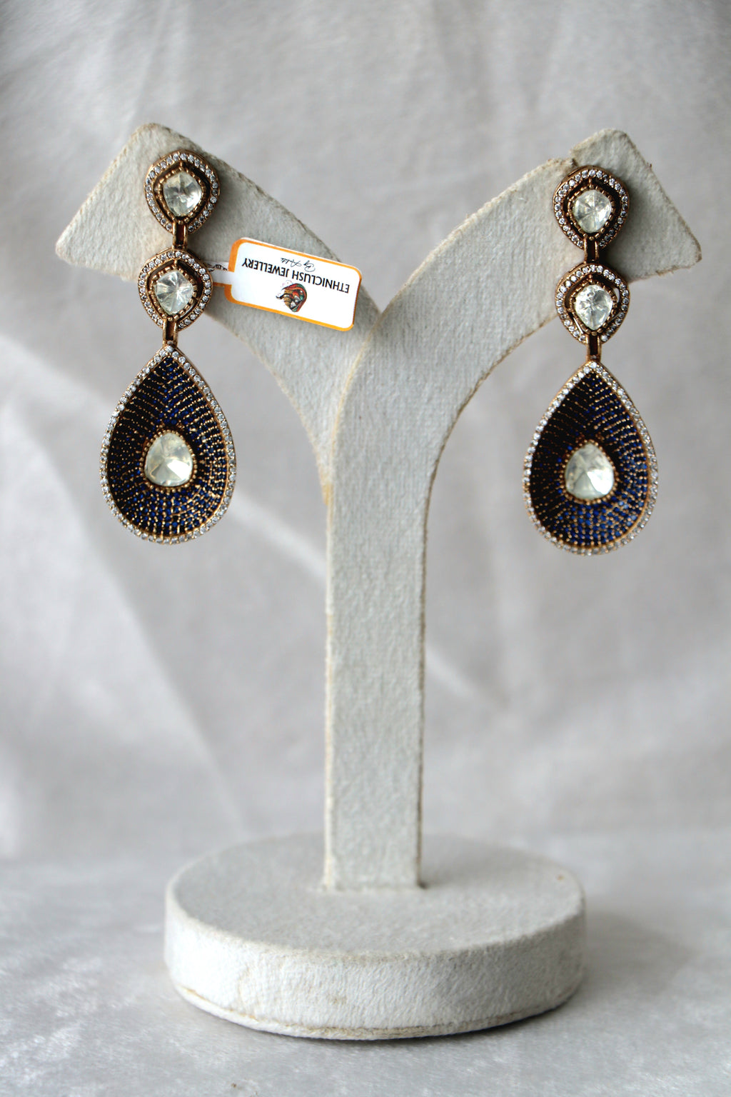 Azure Cascade Earrings