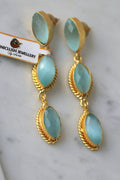 Azure Cascade Earrings 1185
