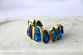 Azure Cascade Statement Bracelet
