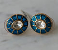 Azure Radiance Stud Earrings