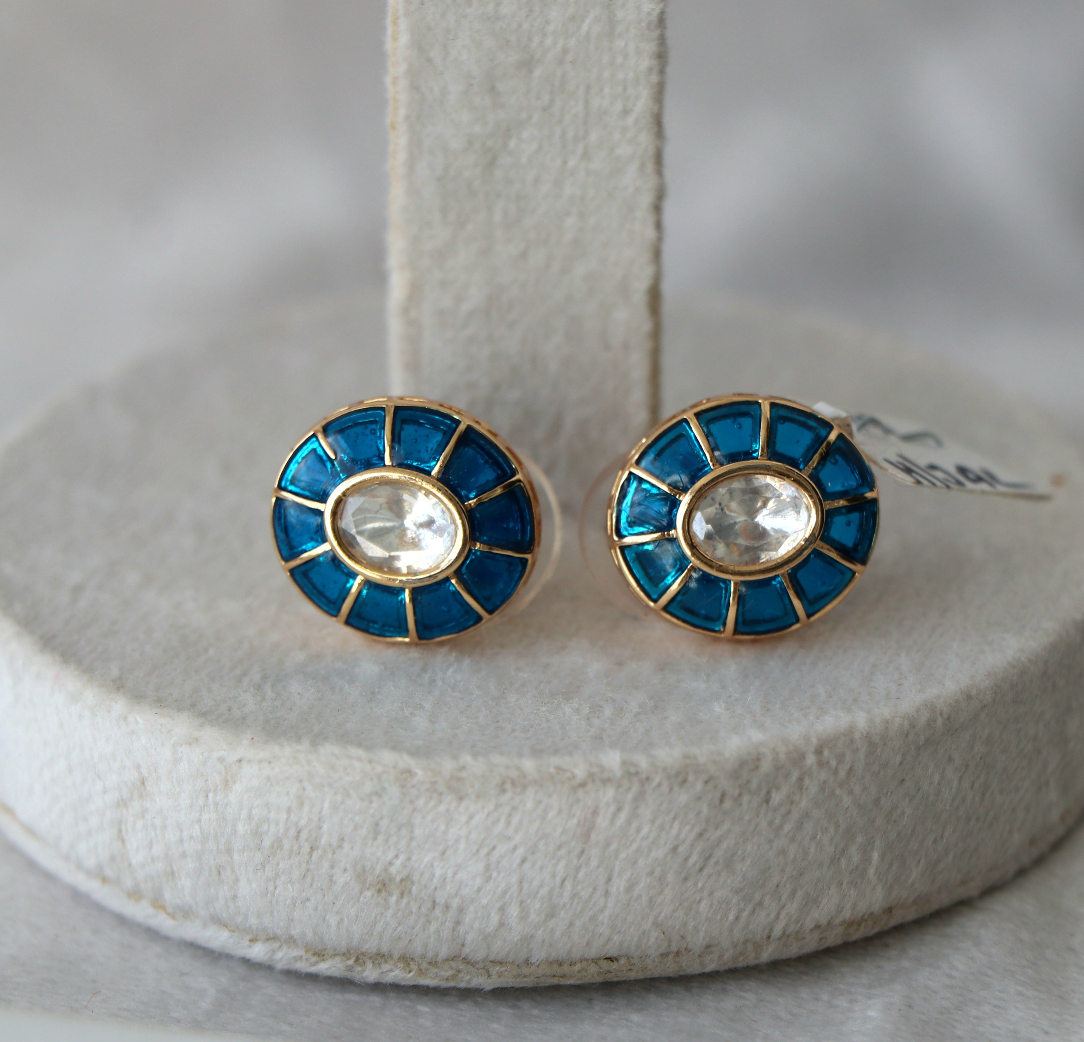 Azure Radiance Stud Earrings