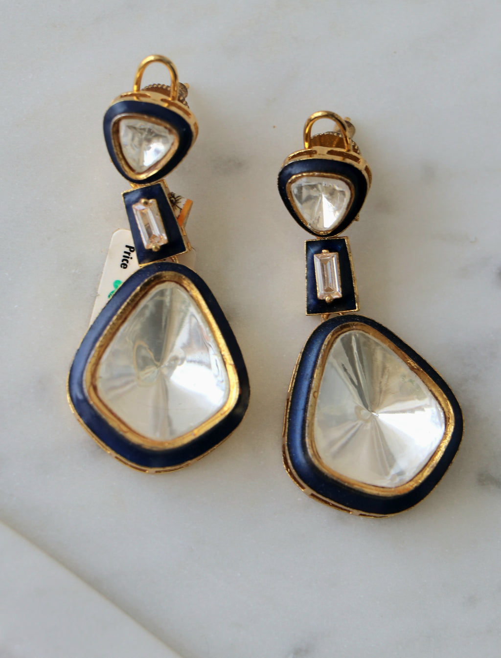 Azure Radiance Teardrop Earrings