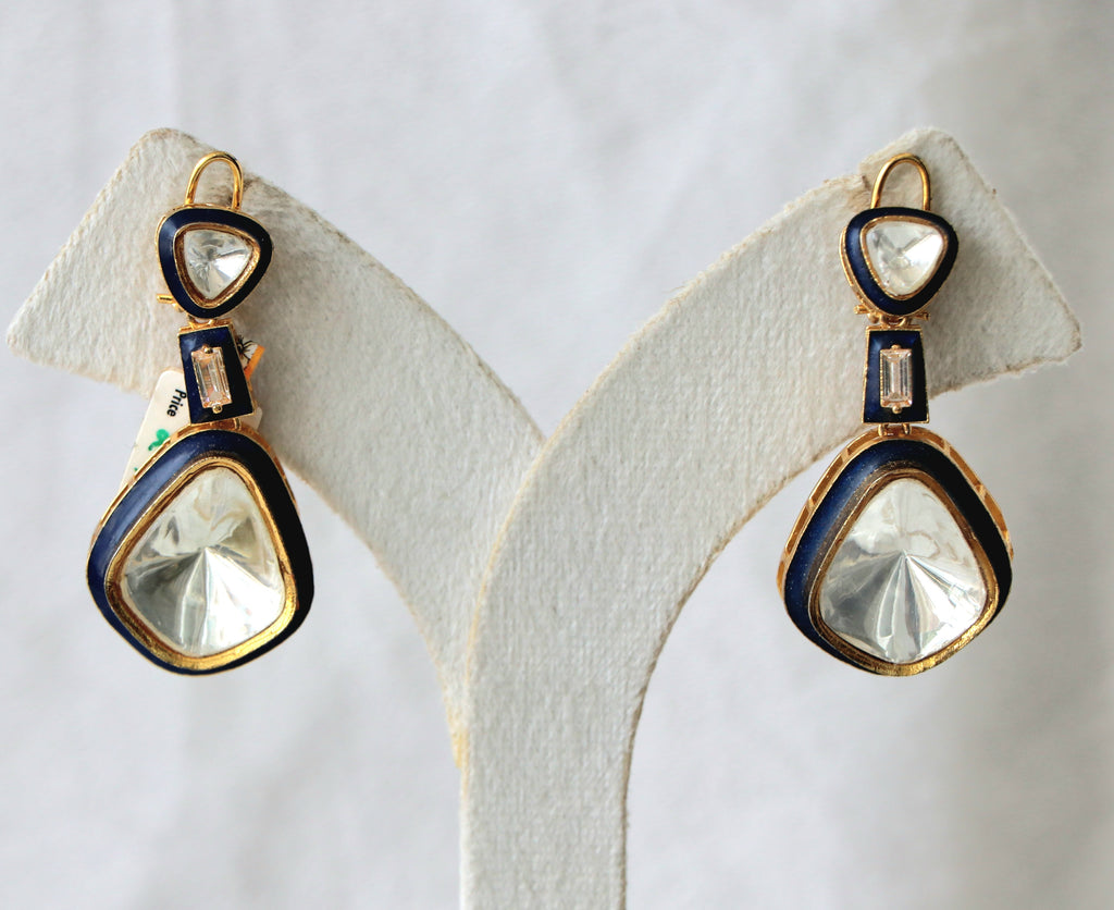 Azure Radiance Teardrop Earrings