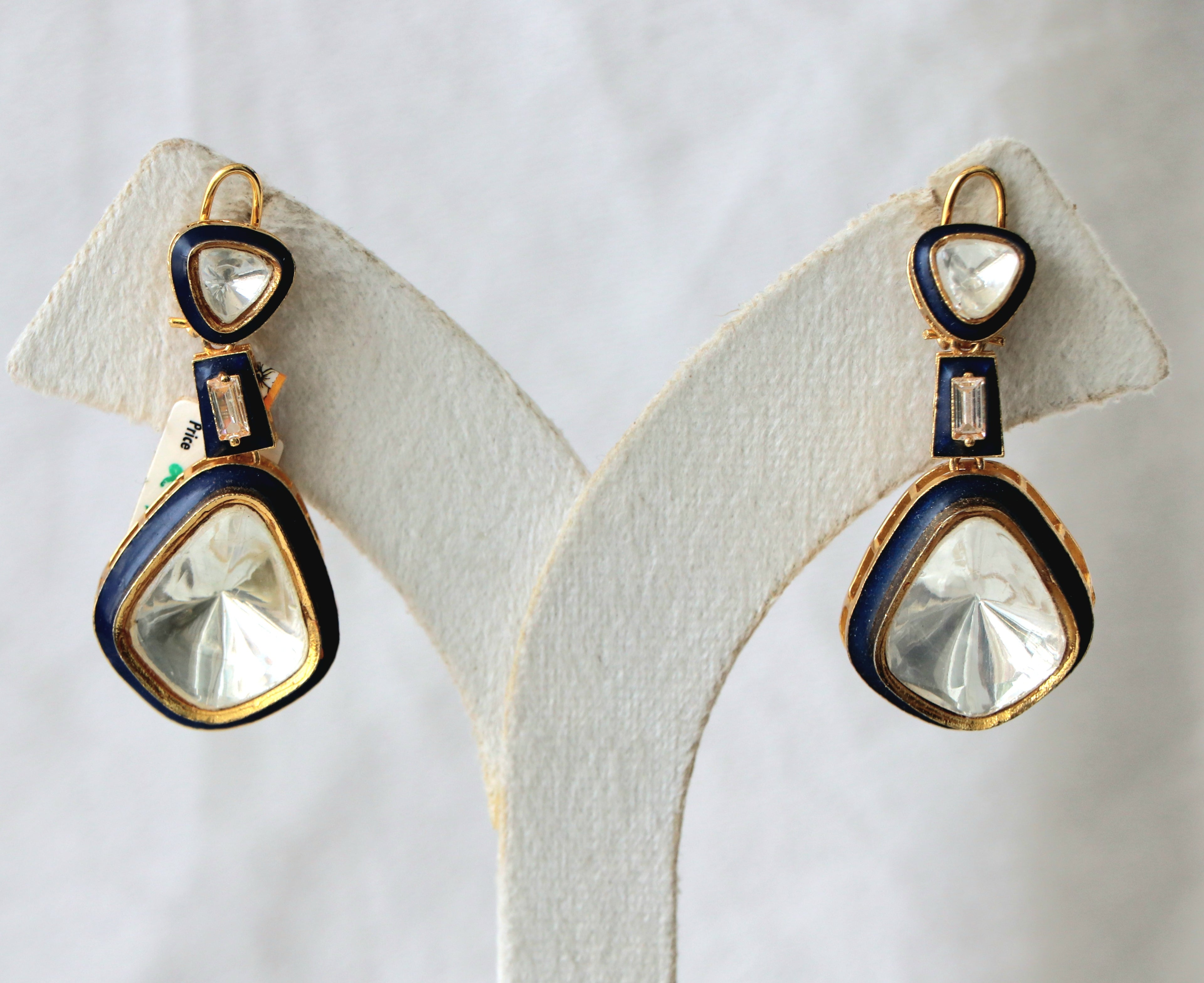 Azure Radiance Teardrop Earrings