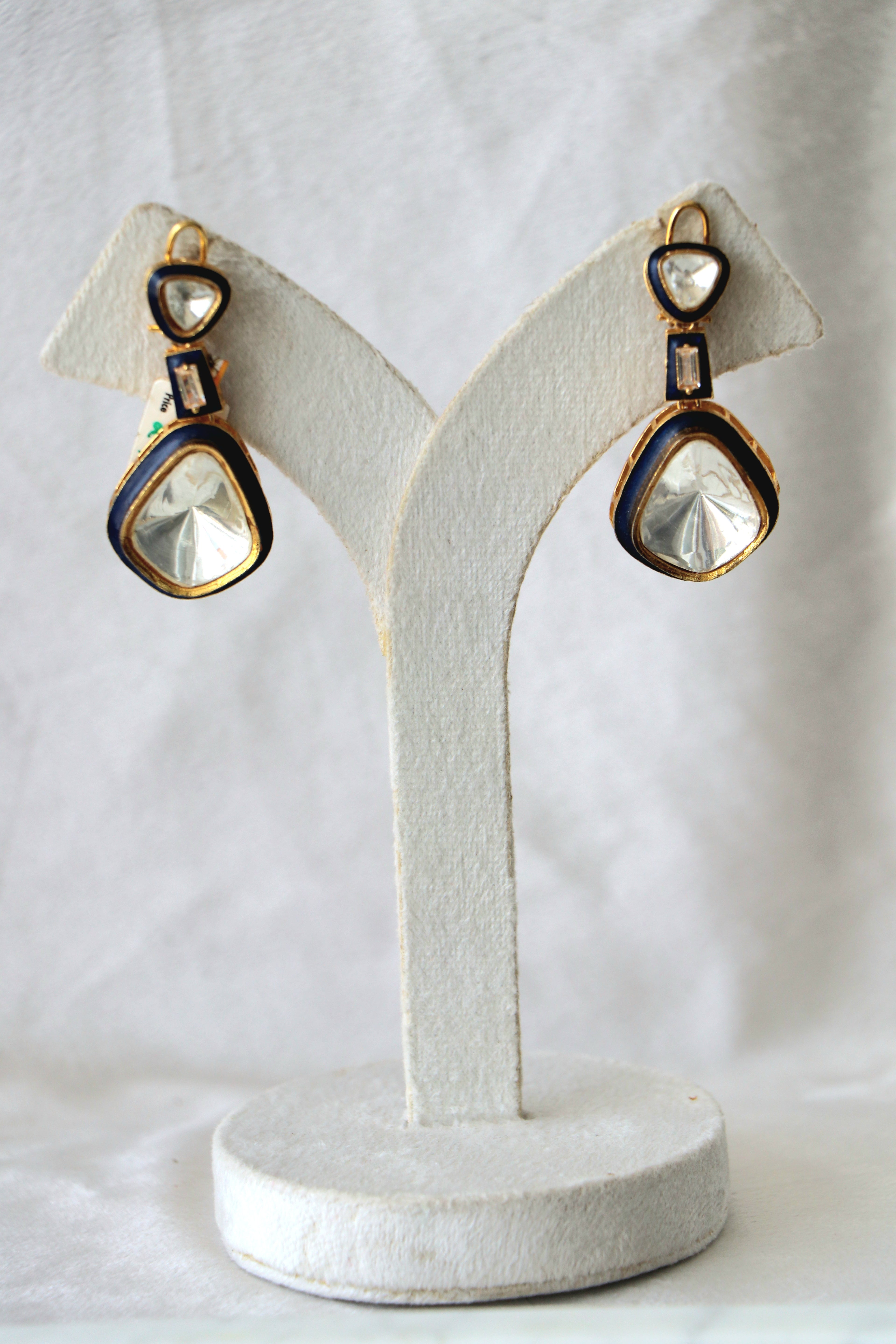 Azure Radiance Teardrop Earrings