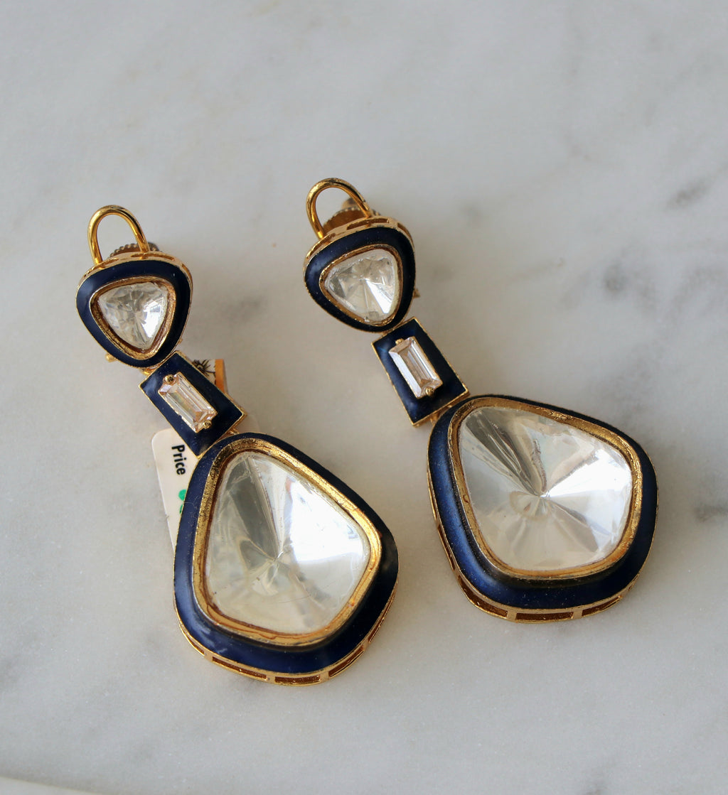 Azure Radiance Teardrop Earrings