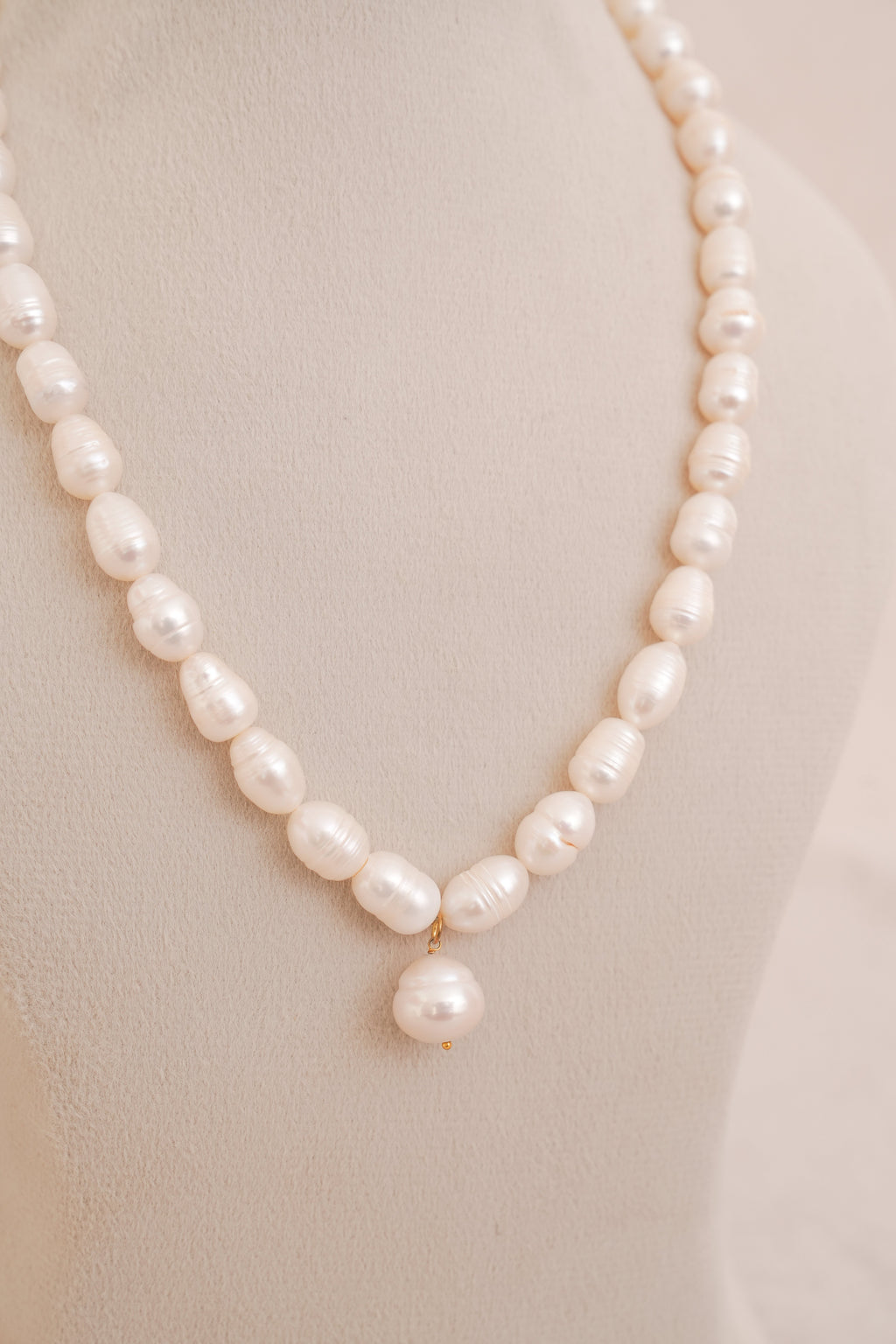 Luna Freshwater Baroque Pearl Necklace