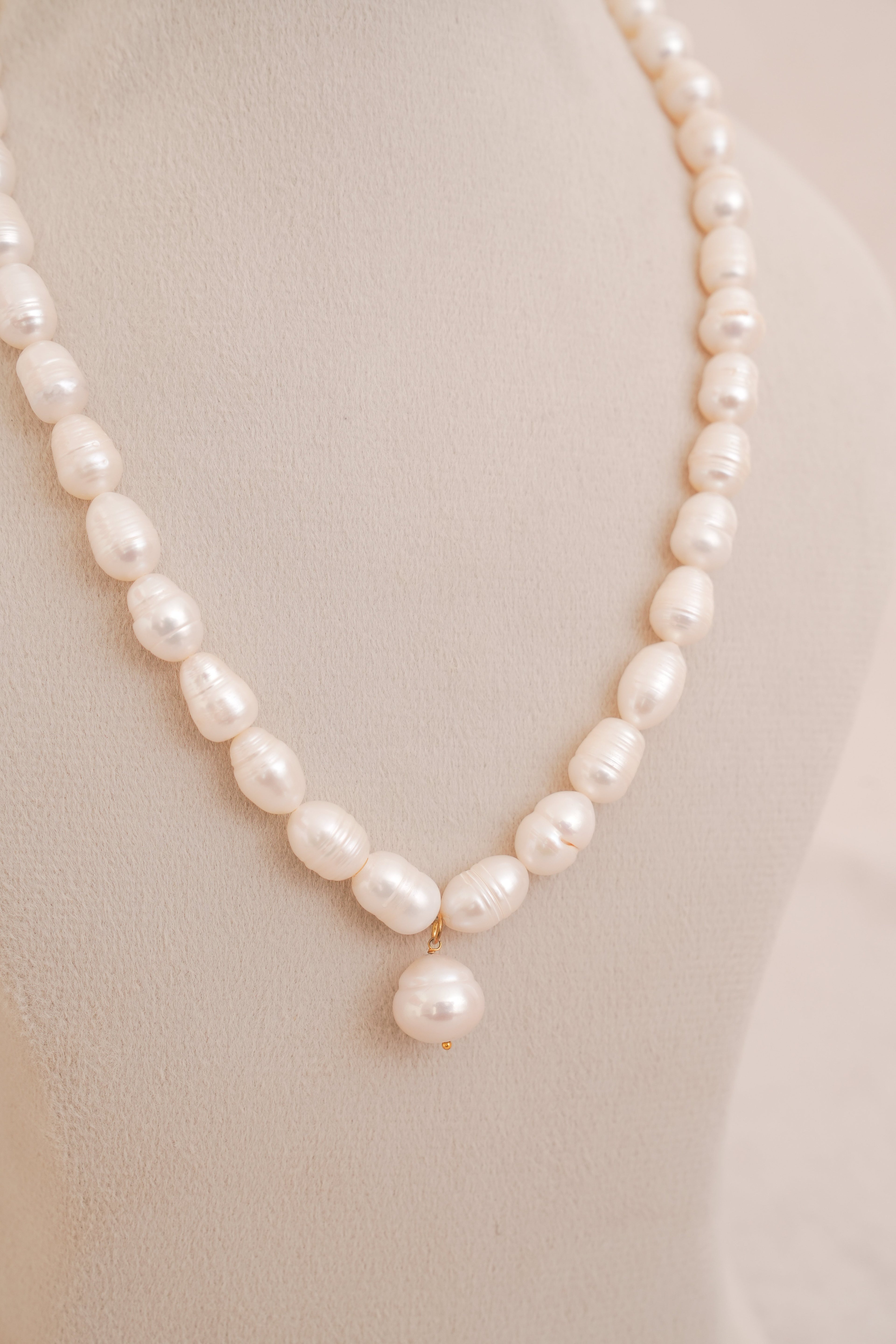 Luna Freshwater Baroque Pearl Necklace