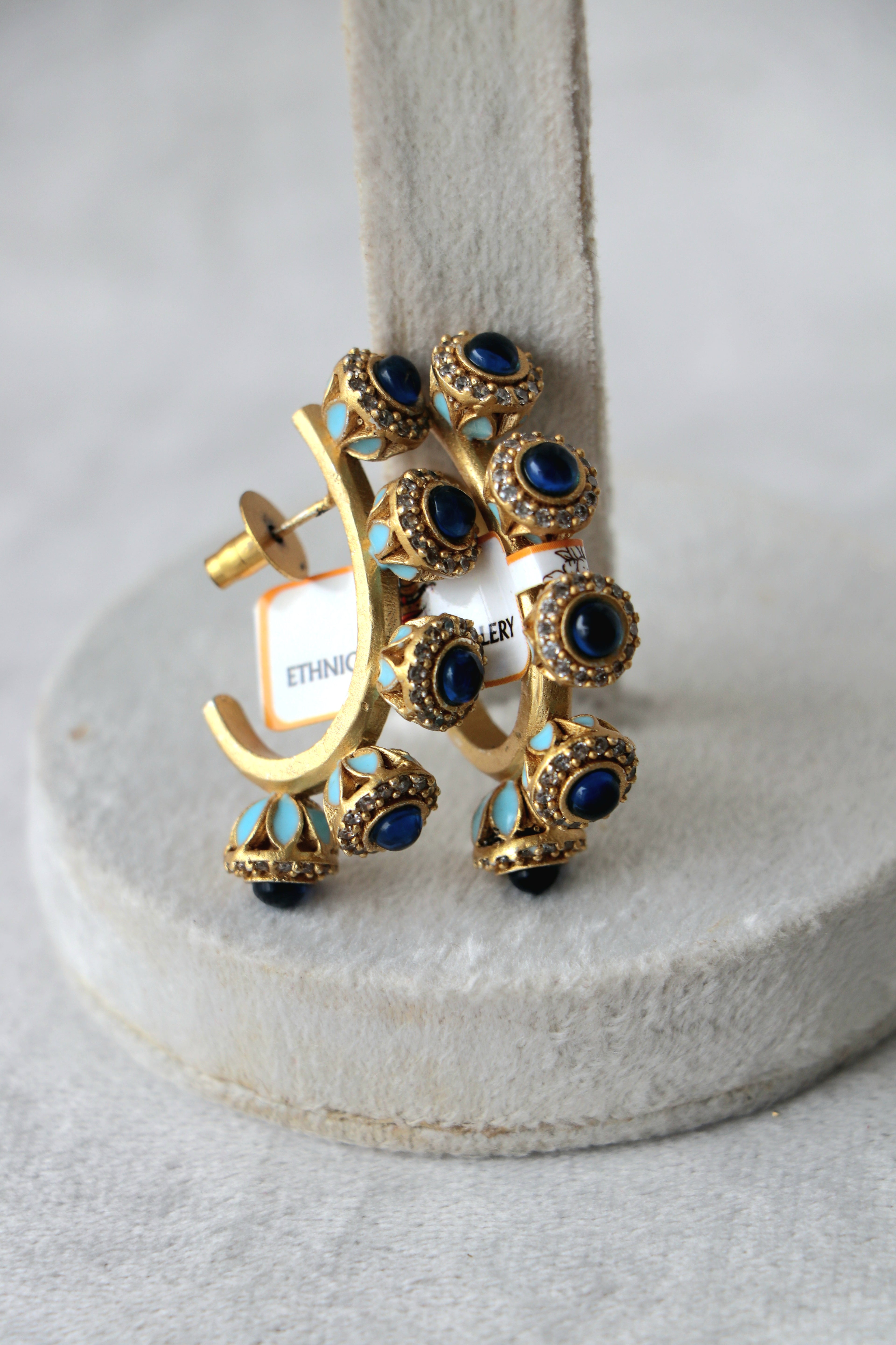 Enamelled Bloom Earrings