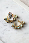 Enamelled Bloom Earrings