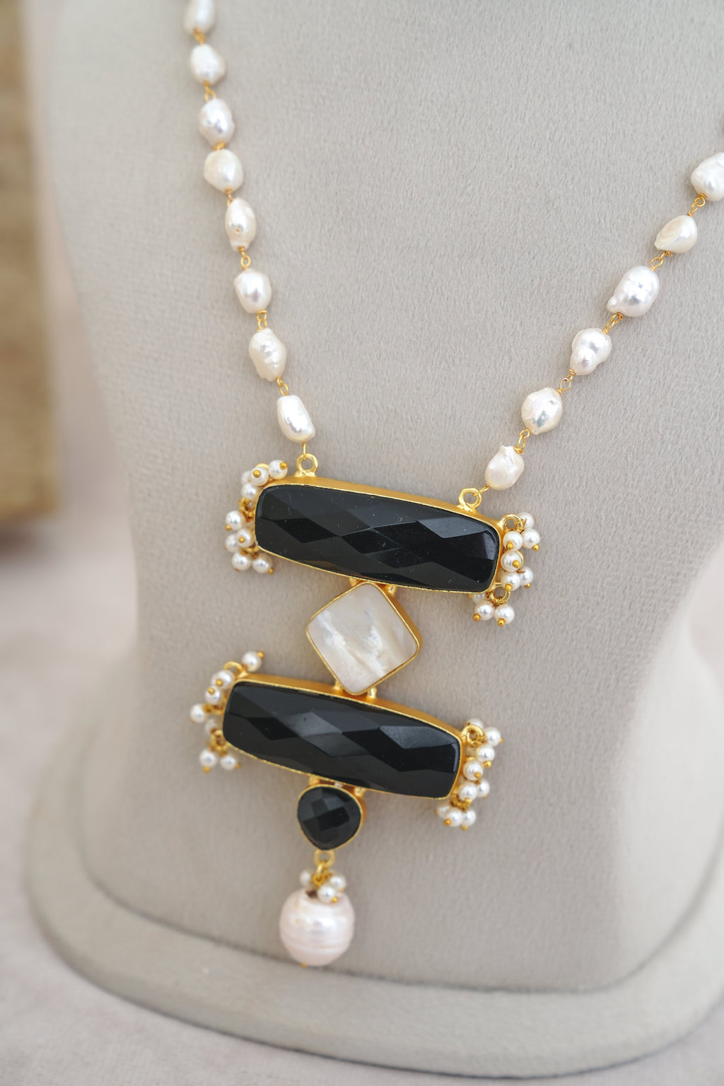 Celestial Black Onyx Statement Set