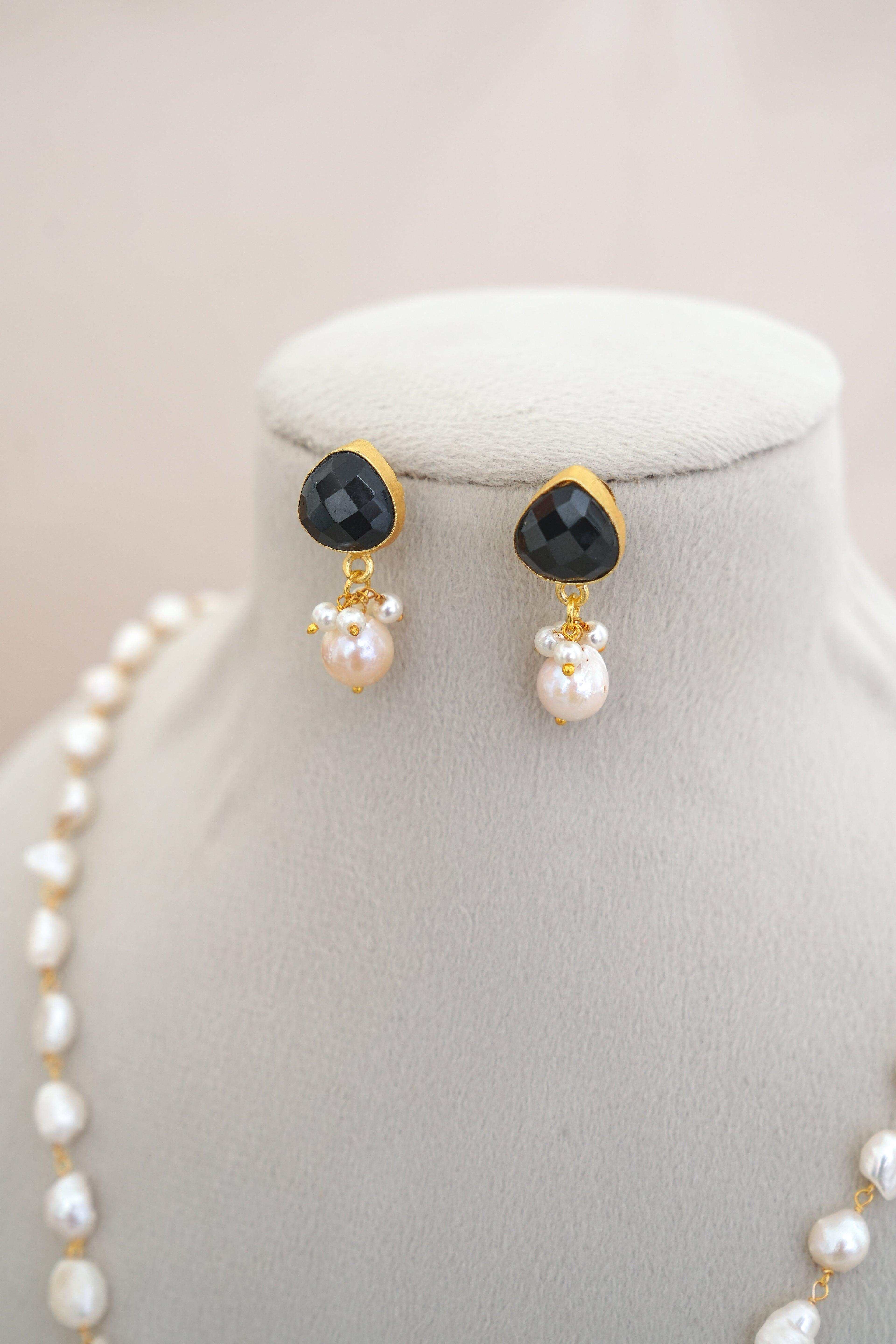 Celestial Black Onyx Statement Set