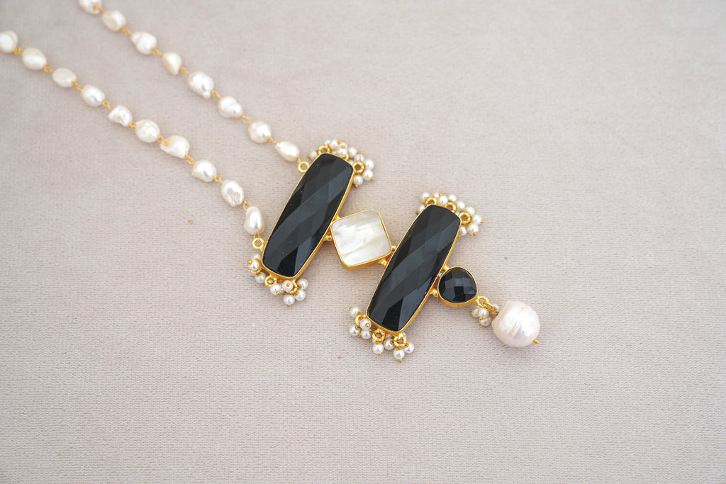 Celestial Black Onyx Statement Set