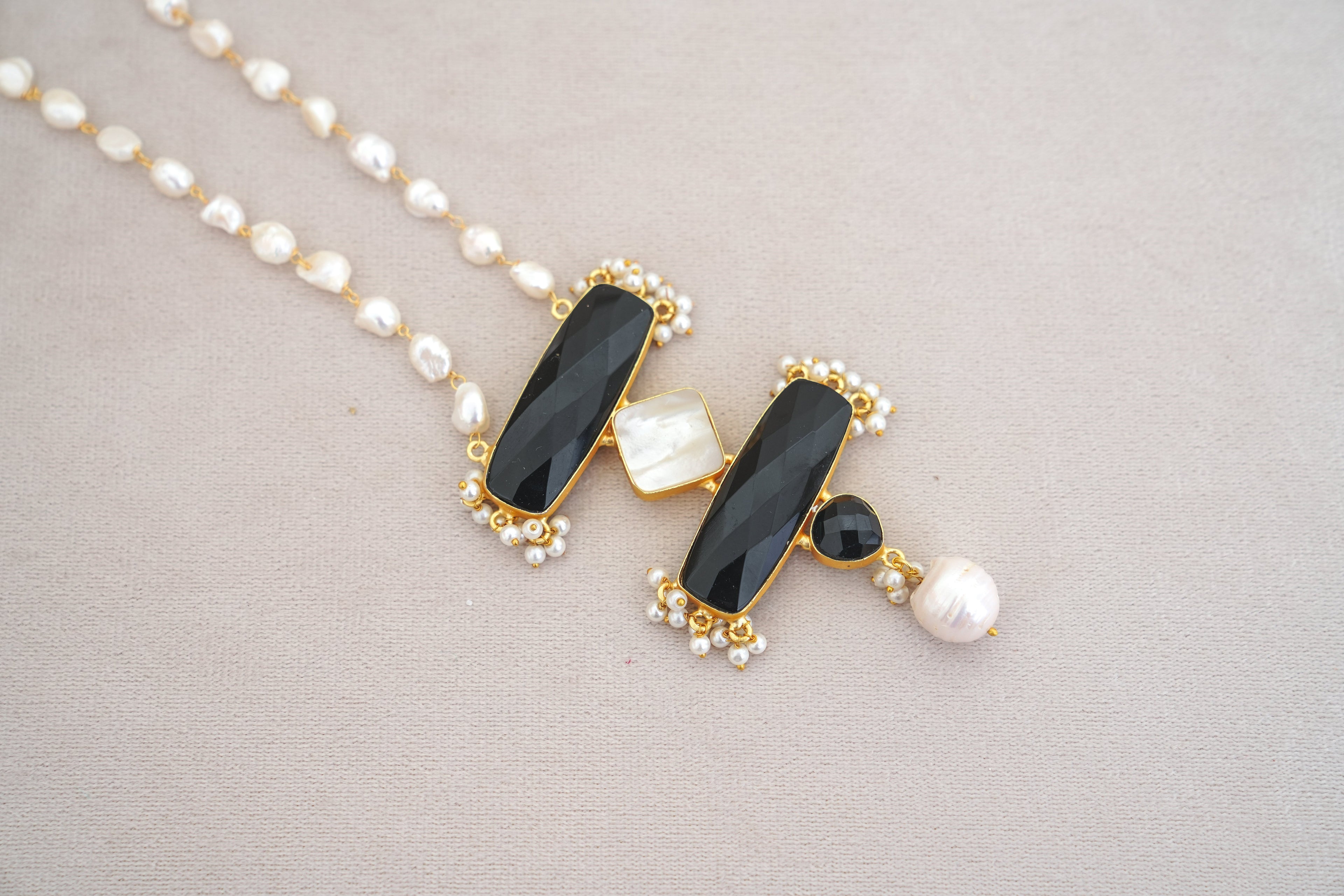Celestial Black Onyx Statement Set