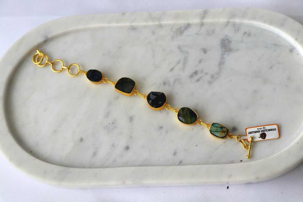 Raw Gemstone Bracelet