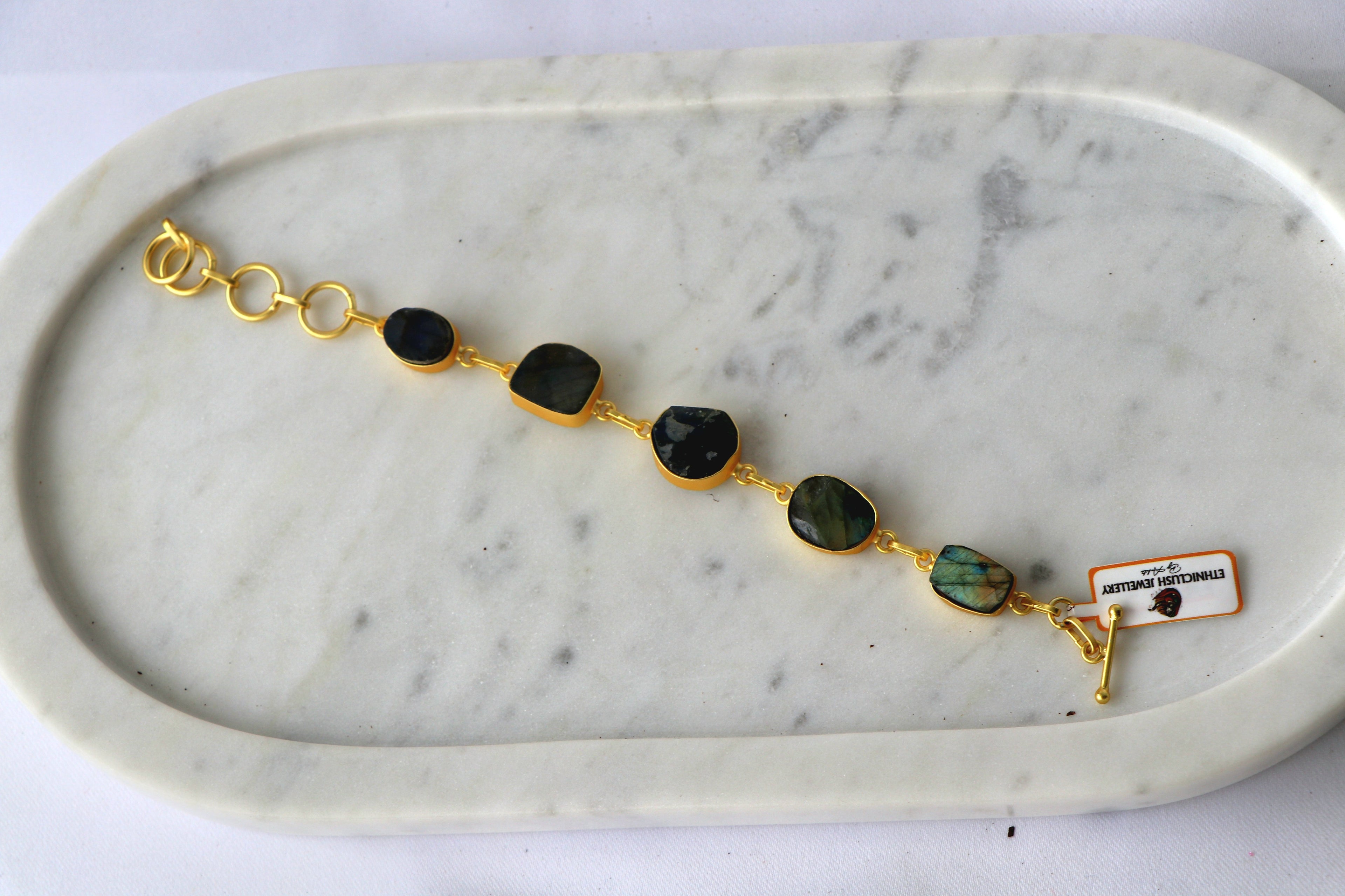 Raw Gemstone Bracelet