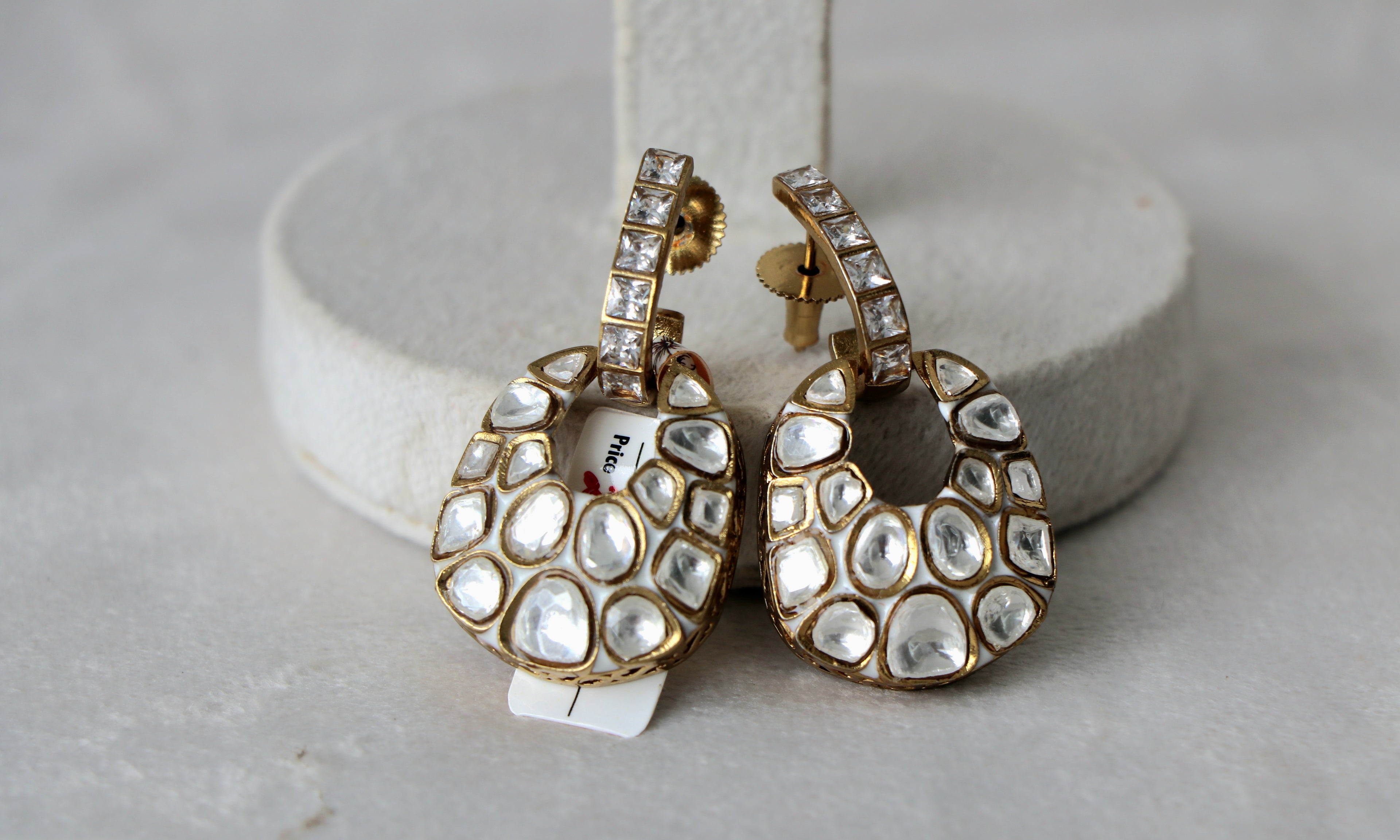 Celestial Radiance Hoop Earrings