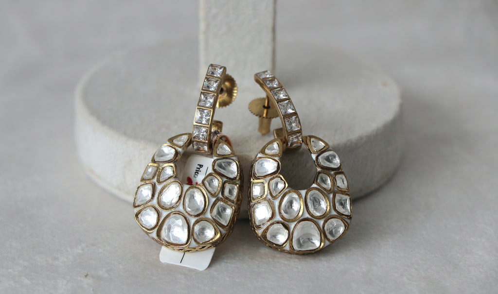 Celestial Radiance Hoop Earrings