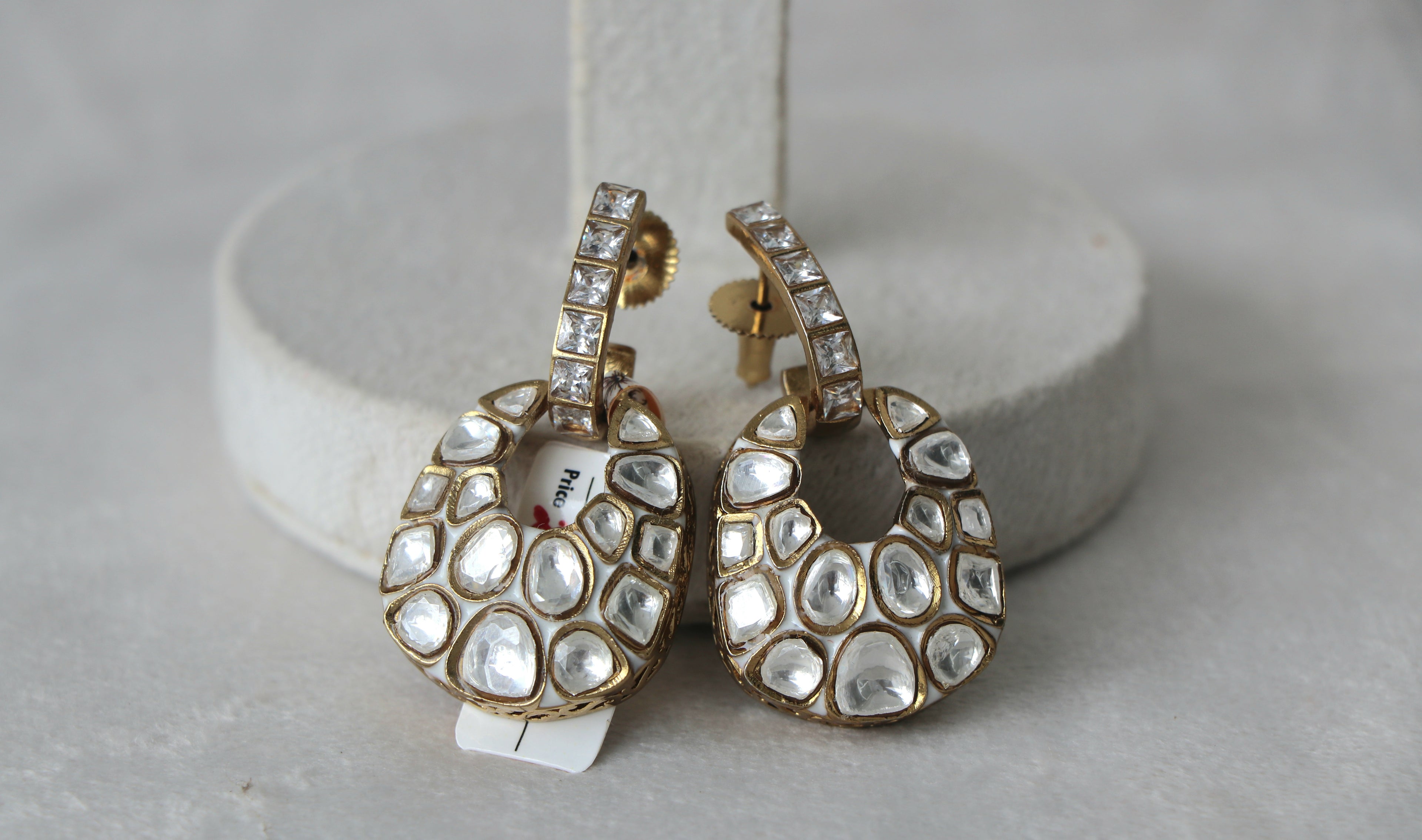 Celestial Radiance Hoop Earrings