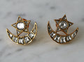 Celestial Star Moon Stud Earrings