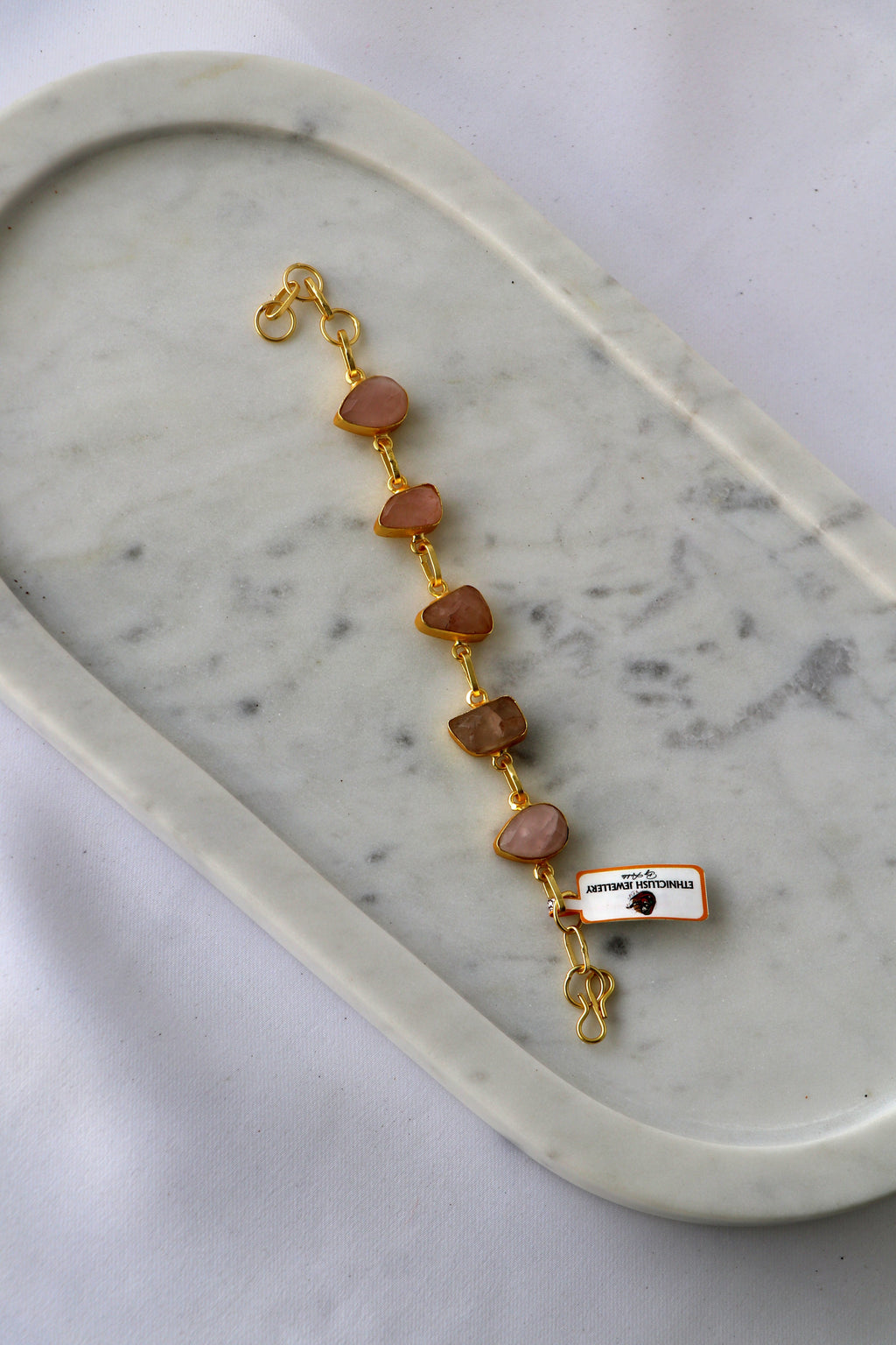 Crimson Onyx Cascade Bracelet