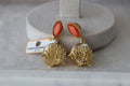 Coral Radiance Statement Earrings