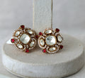 Kundan  Bloom Statement Earrings