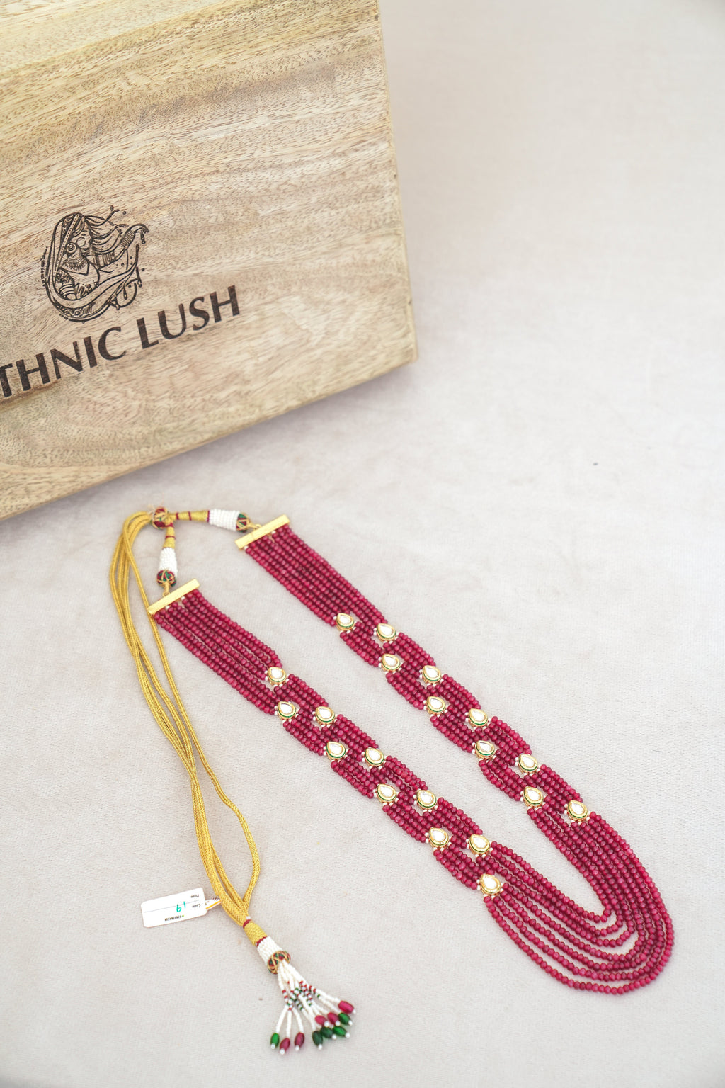 Crimson Cascade Convertible Necklace