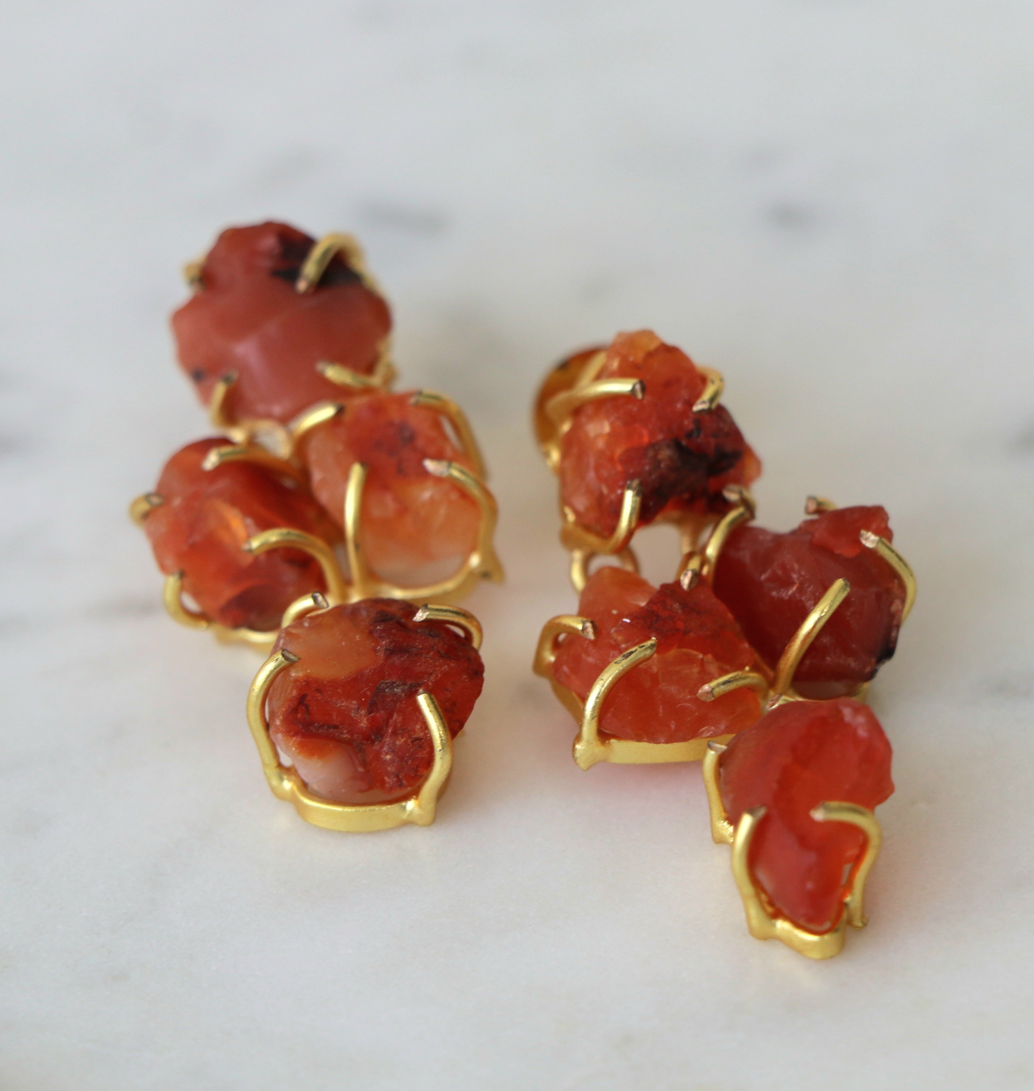 Carnelion Stone Earrings