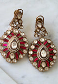 Crimson Radiance Earrings