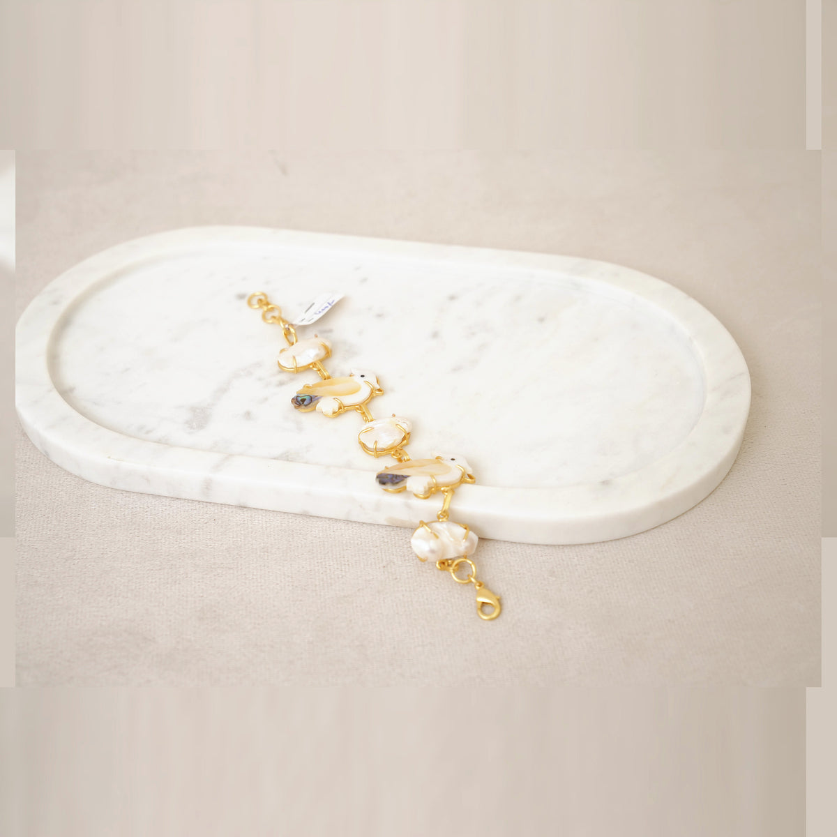 Mother of Pearl Bird Bracelet - Design A